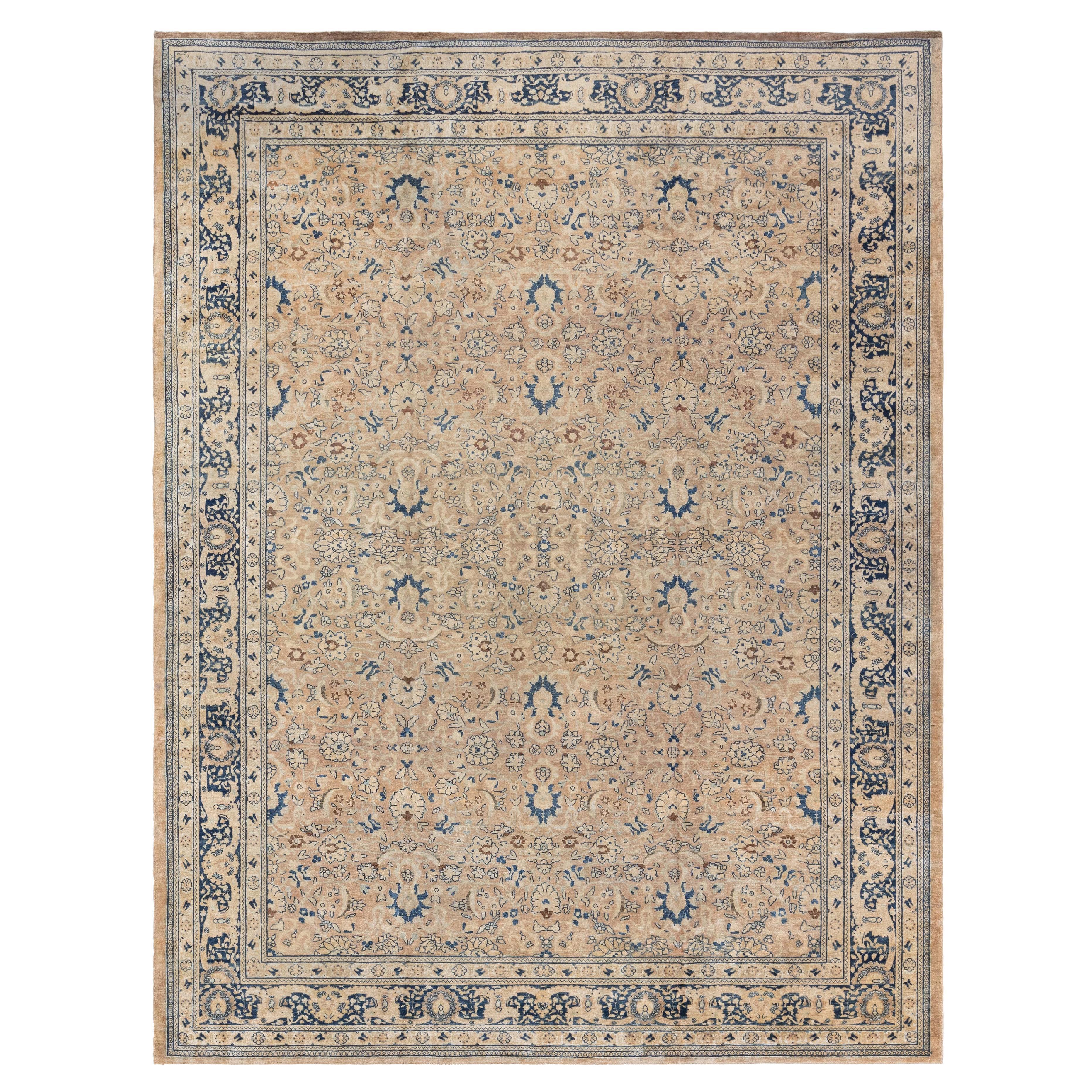 Doris Leslie Blau 19th Century Persian Tabriz Handmade Wool Rug