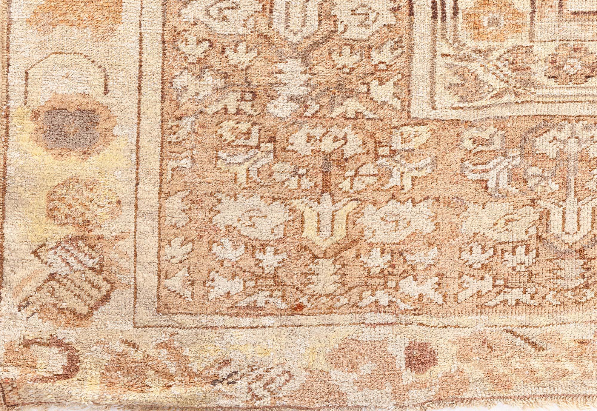 Doris Leslie Blau 19th Century Turkish Ghiordes Handwoven Wool Rug For Sale 3
