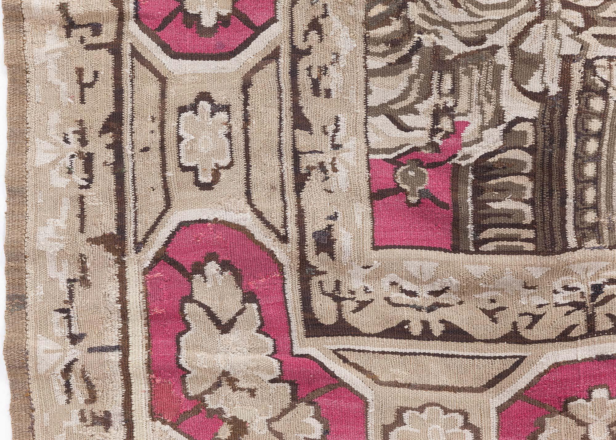 Doris Leslie Blau 19th Century Ukrainian Handwoven Wool Carpet For Sale 1