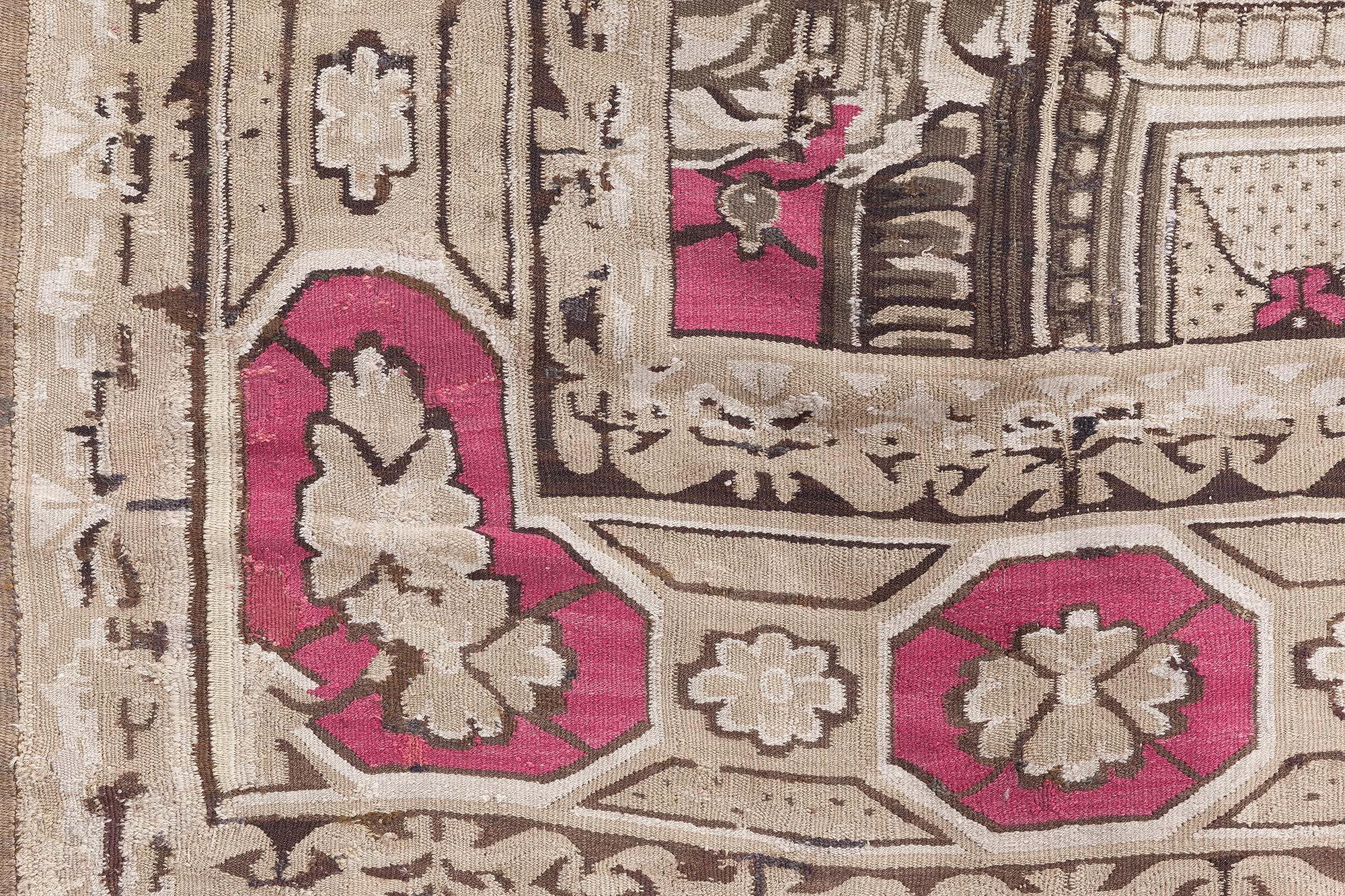 Doris Leslie Blau 19th Century Ukrainian Handwoven Wool Carpet For Sale 2