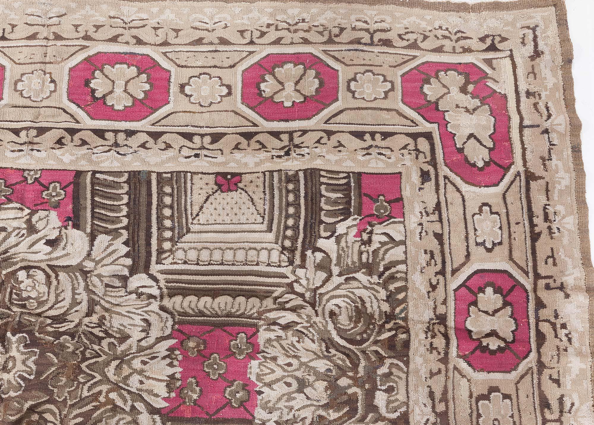 Doris Leslie Blau 19th Century Ukrainian Handwoven Wool Carpet For Sale 5