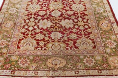 Doris Leslie Blau Agra Indian Antique Allover Soft Beige Rug - c. 1880