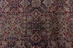 Doris Leslie Blau Amritsar Indian Antique Warm Tan Rug - c. 1910 (Size Adjusted)