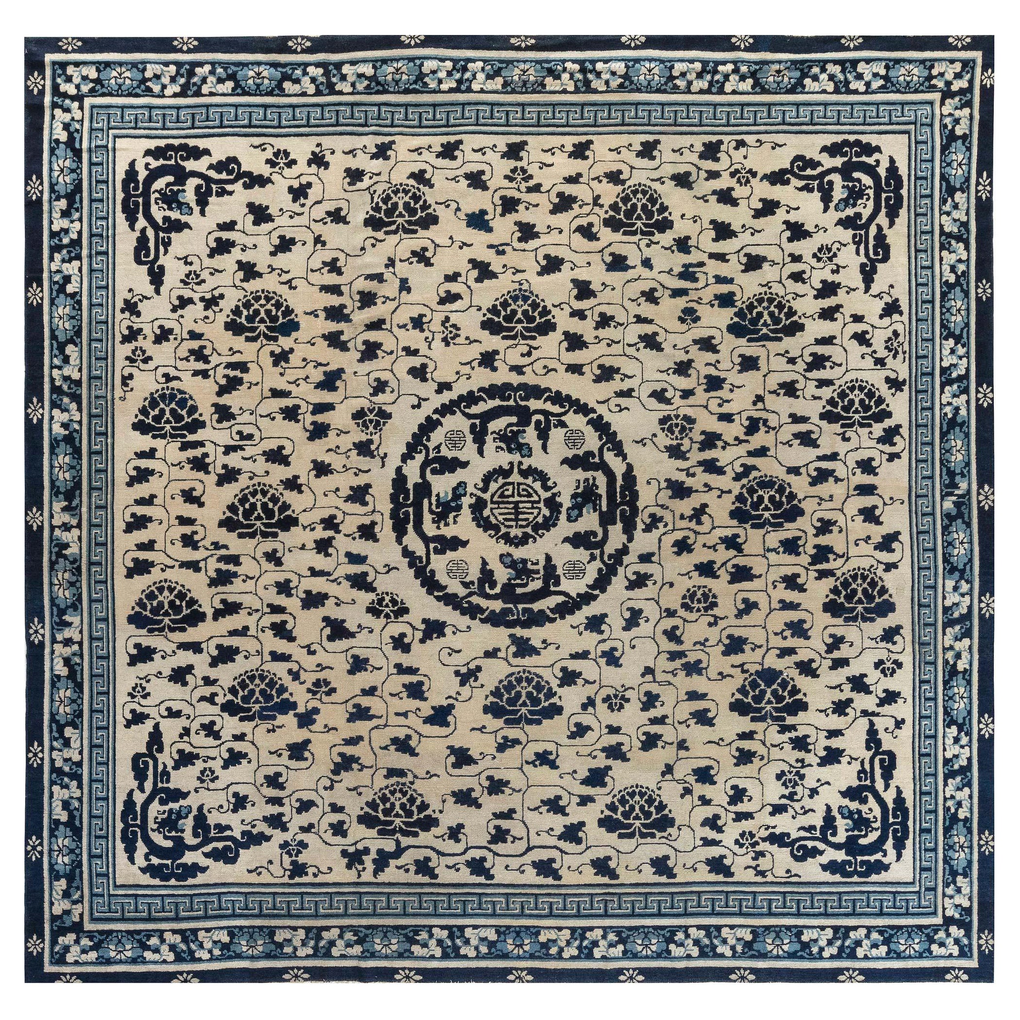 Doris Leslie Blau Antique 1860s Chinese Peking Rug