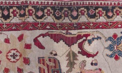 Doris Leslie Blau Antique Agra Beige Runner - c. 1900 (Size Adjusted) (Fragment)
