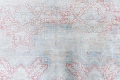 Tappeto indiano antico di Agra in cotone grigio con motivi geometrici, di Doris Leslie Blau - 1920 circa
