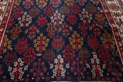 Doris Leslie Blau Antique Allover Floral Ivory Hand-Knotted Wool Carpet