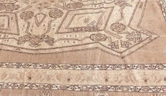 Antique Bakhtiari Rug, Hand-Knotted Wool, Geometric Design, Circa 1900