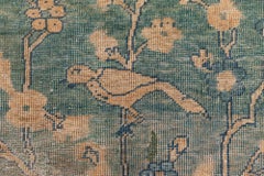 Doris Leslie Blau Antique Amritsar Indian Allover Pale Sand Rug - c. 1900