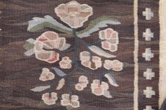 Doris Leslie Blau Antique Bessarabian Kilim Rug, Handwoven Floral Tapestry