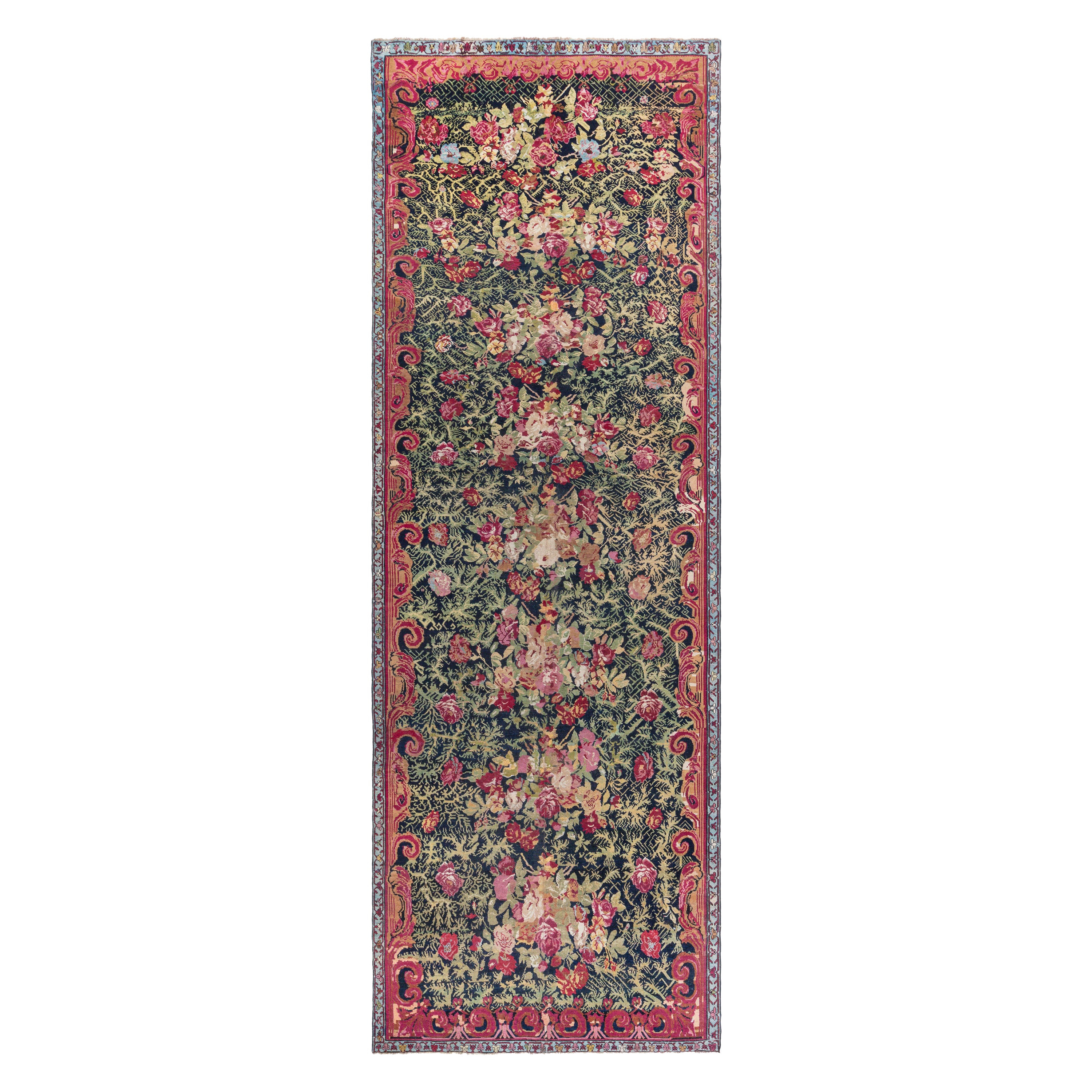 Doris Leslie Blau Antique Caucasian Karabagh Botanic Handmade Rug