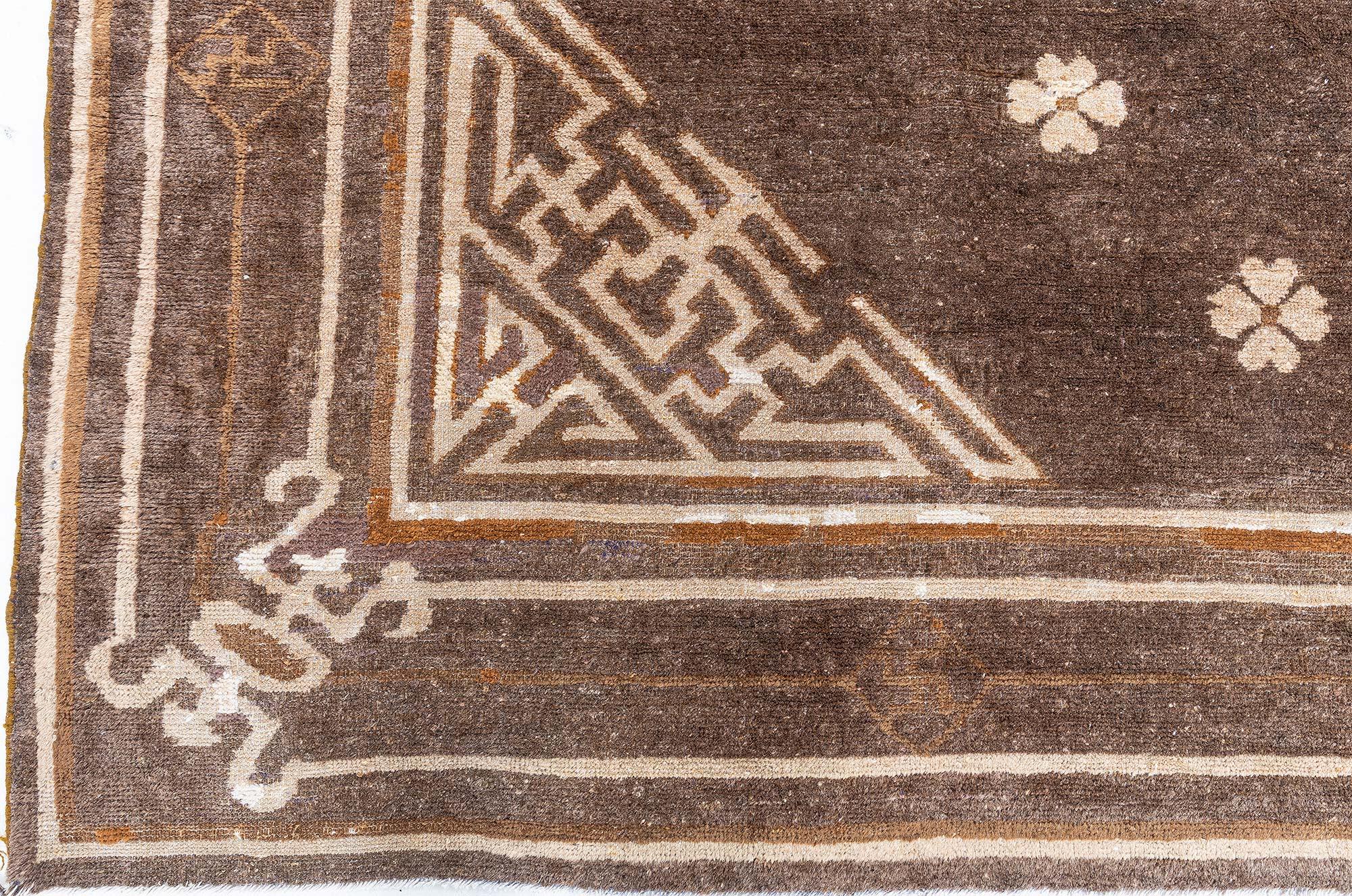 Doris Leslie Blau Tapis chinois ancien de Mongolie Bon état - En vente à New York, NY