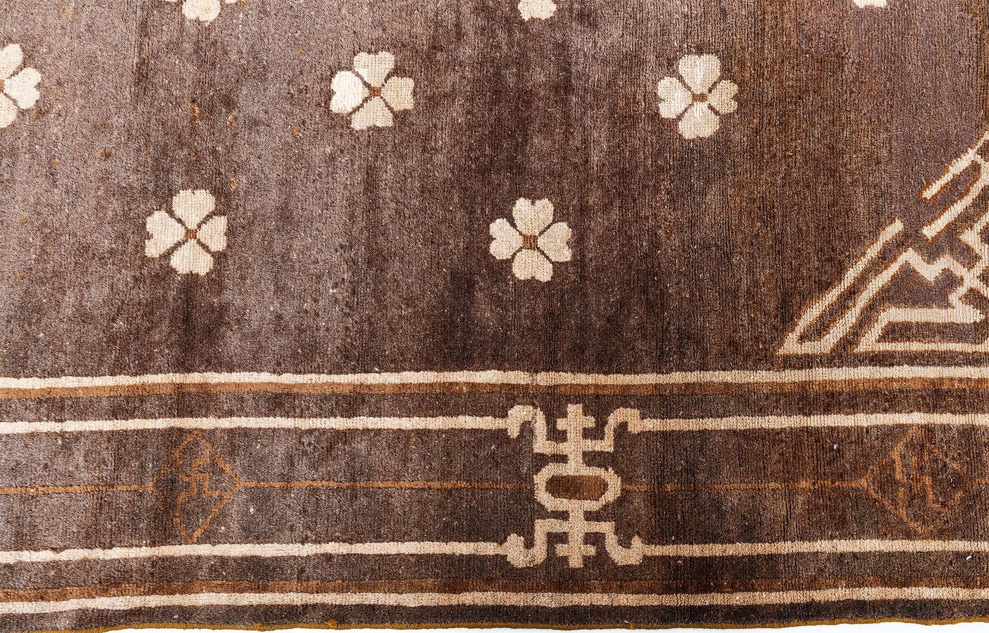 Doris Leslie Blau Tapis chinois ancien de Mongolie en vente 1