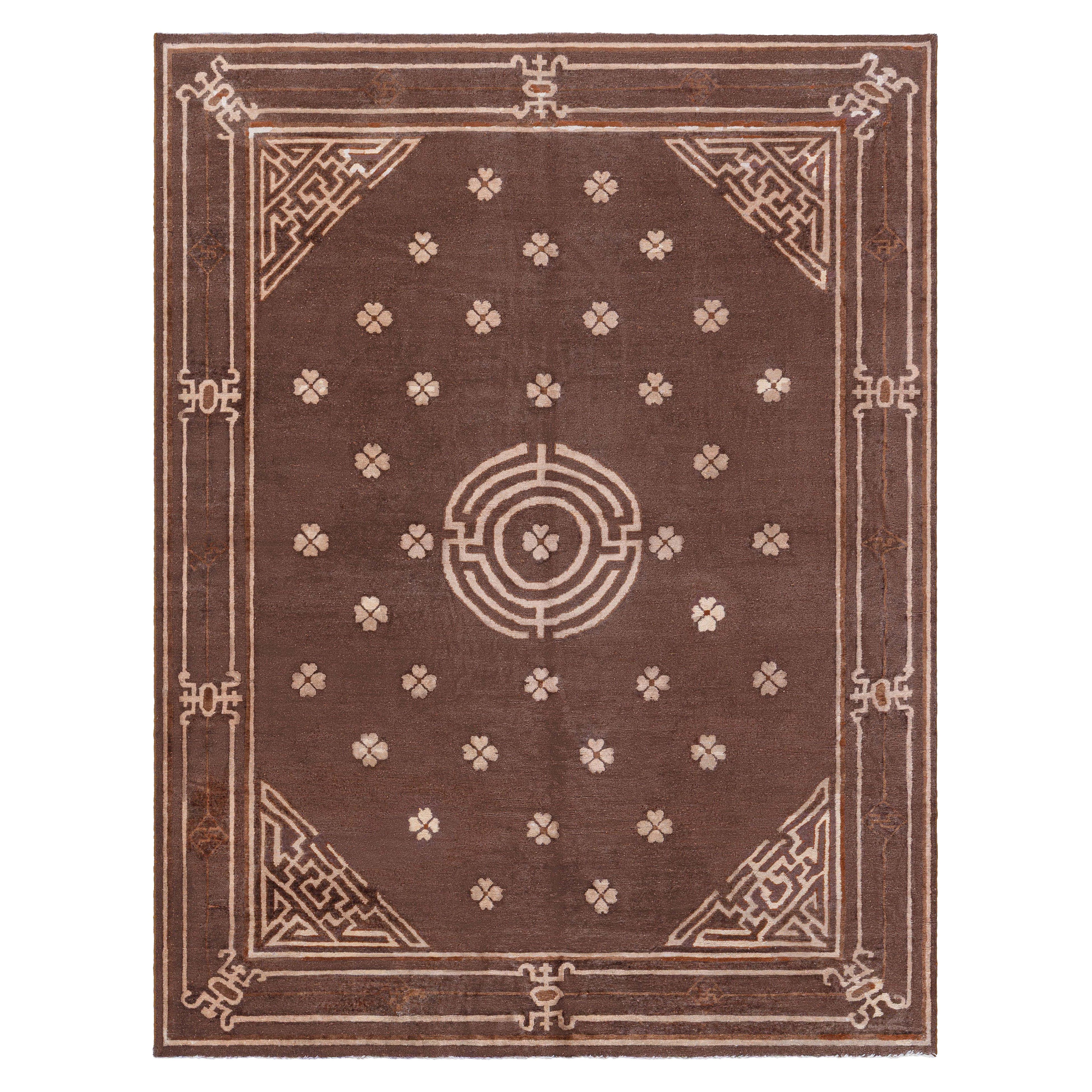 Doris Leslie Blau Tapis chinois ancien de Mongolie