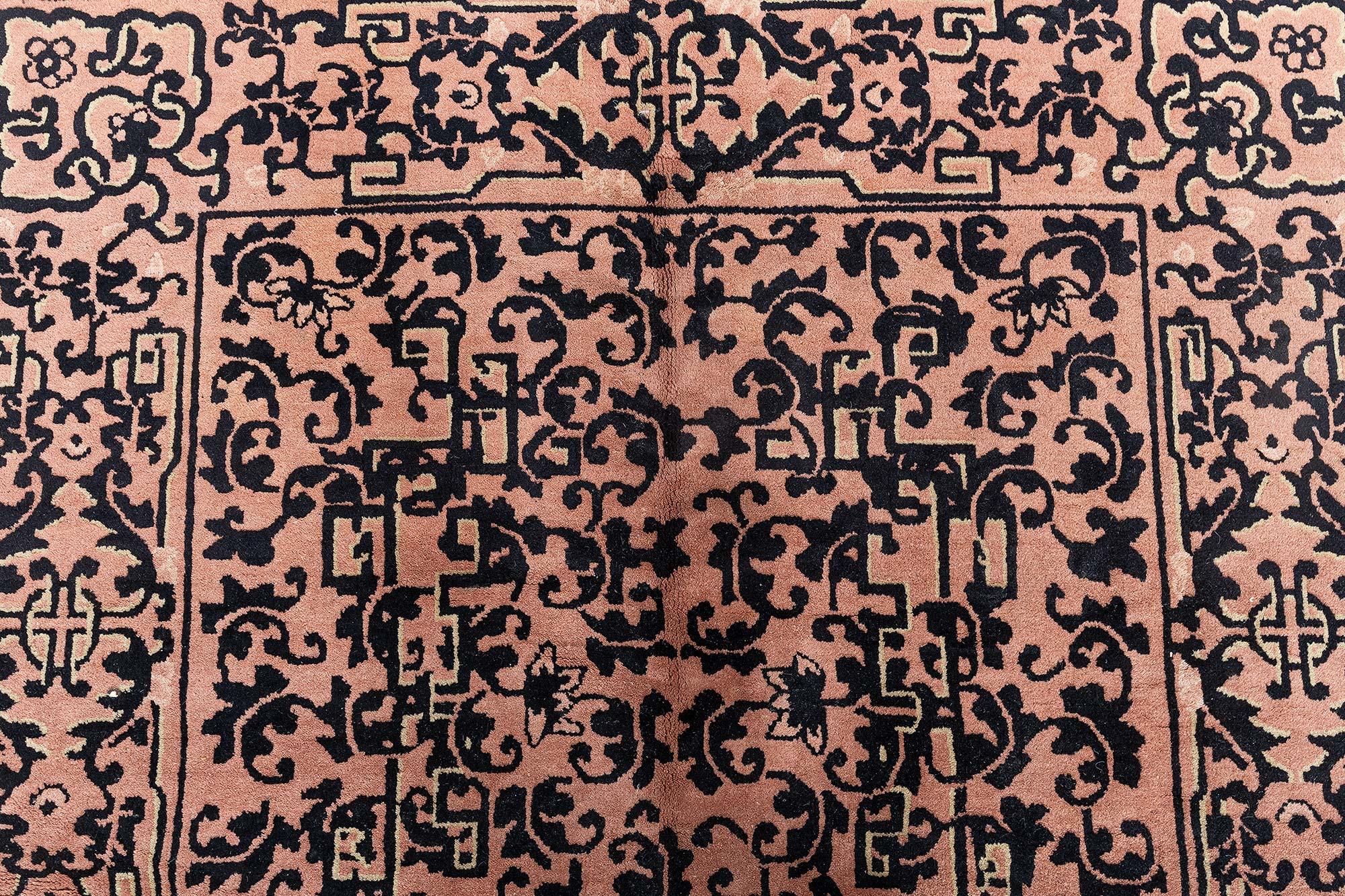 Laine Doris Leslie Blau Tapis chinois ancien en vente