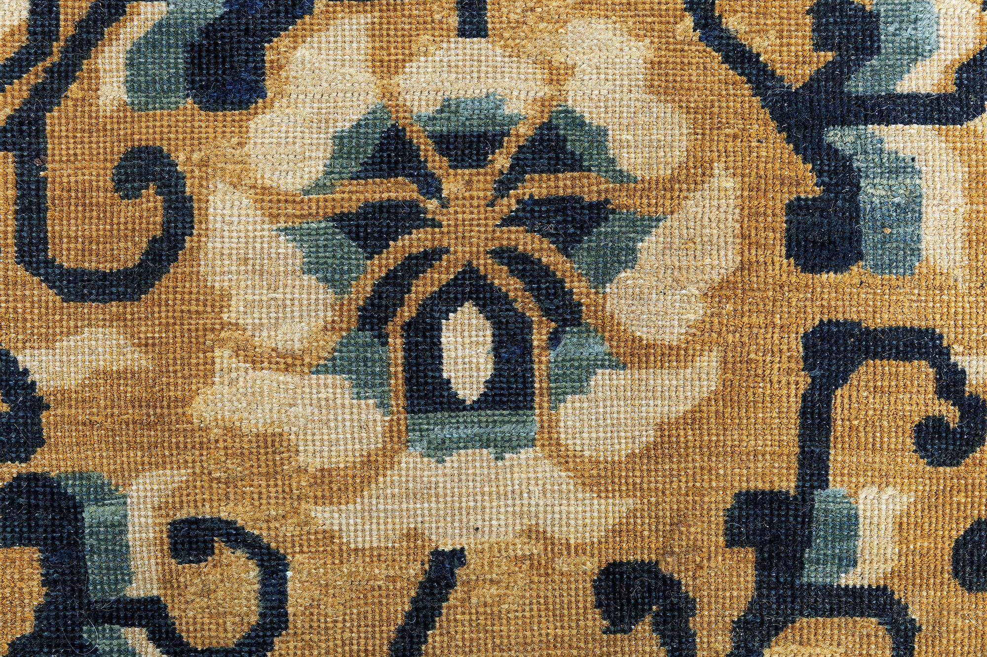 Chinois Doris Leslie Blau Tapis chinois ancien de Samarkand en vente
