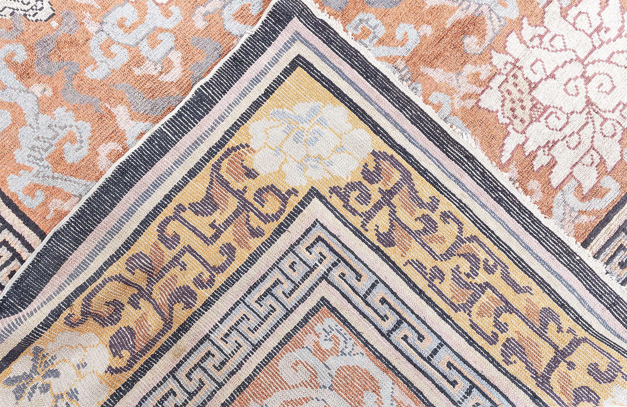 Doris Leslie Blau Tapis de soie chinois ancien en vente 2