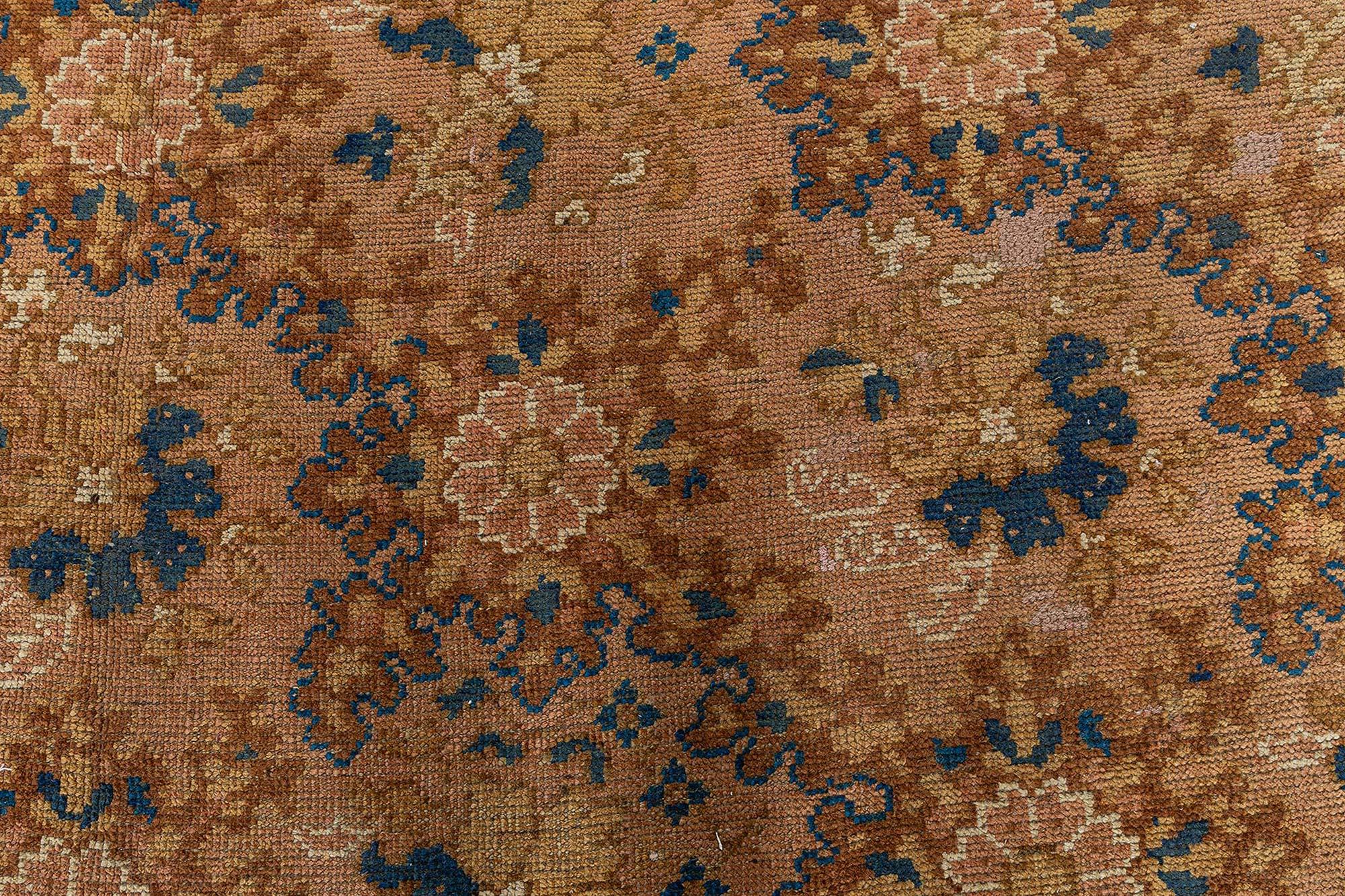 Antique English Axminster Rug
Size: 13'9