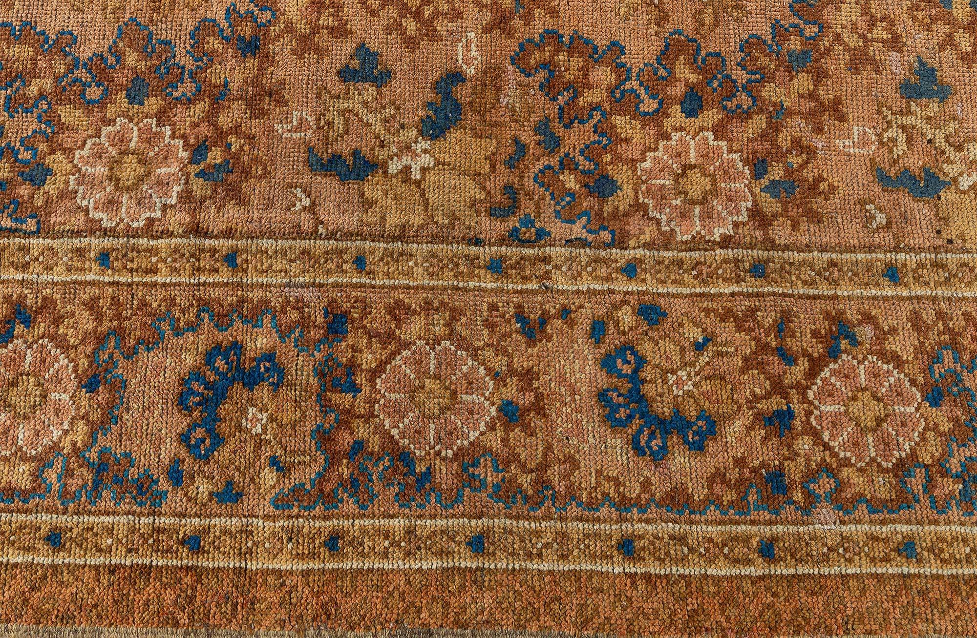 Doris Leslie Blau Antique English Axminster Rug For Sale 1