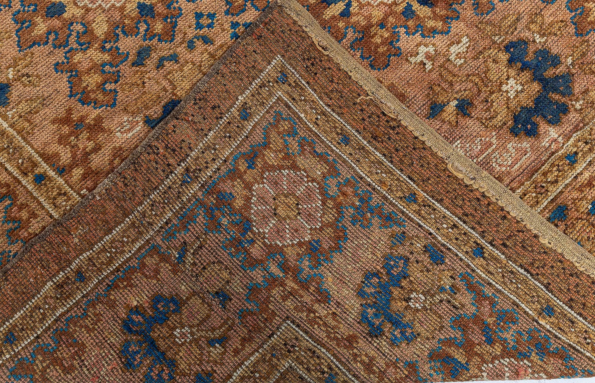 Doris Leslie Blau Antique English Axminster Rug For Sale 2