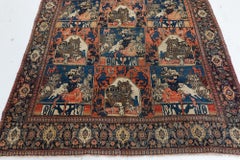 Doris Leslie Blau Antique Floral Allover Warm Tan Hand-Knotted Carpet - c. 1880