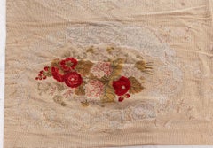 Doris Leslie Blau Antique French Allover Light Beige Needlework Carpet