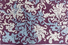 Doris Leslie Blau Antique French Aubusson Botanic Handmade Wool Rug