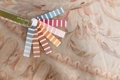 Doris Leslie Blau Antique French Aubusson Round Rug