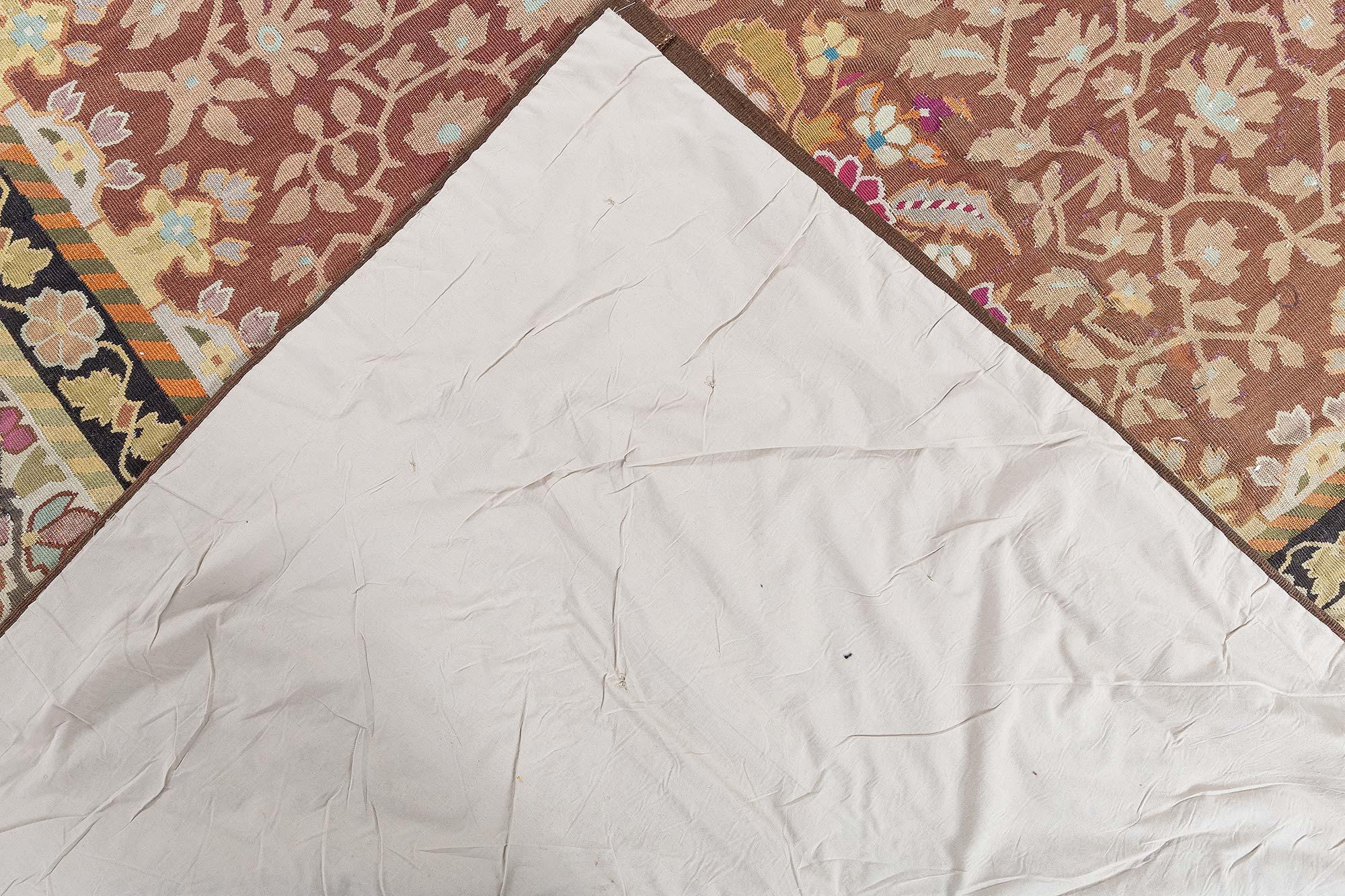 Doris Leslie Blau Alfombra Aubusson Antique French en venta 3
