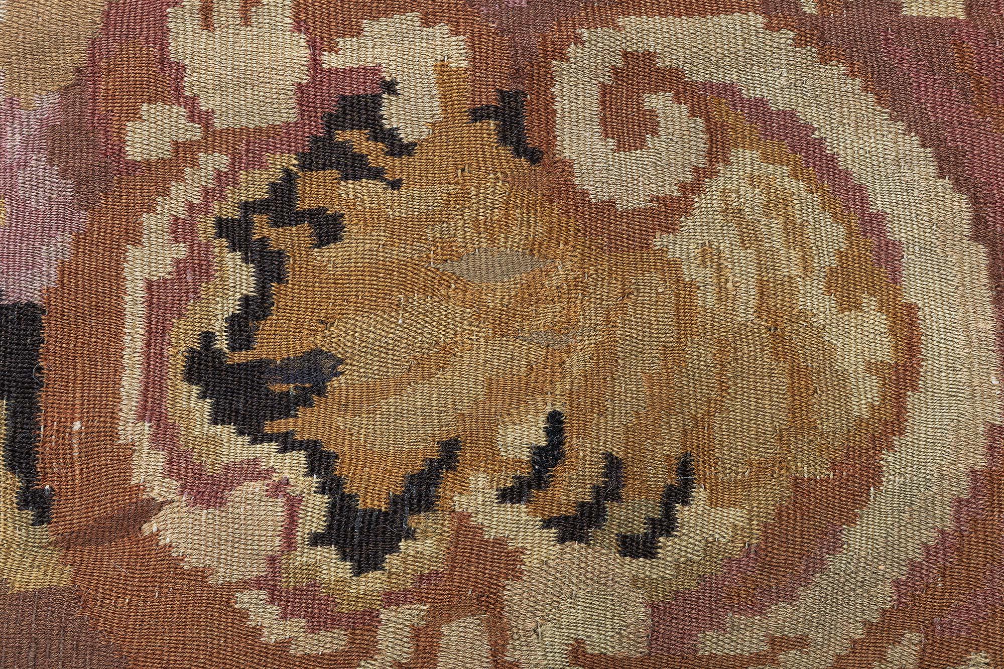 Laine Doris Leslie Blau Tapis d'Aubusson Antique French en vente