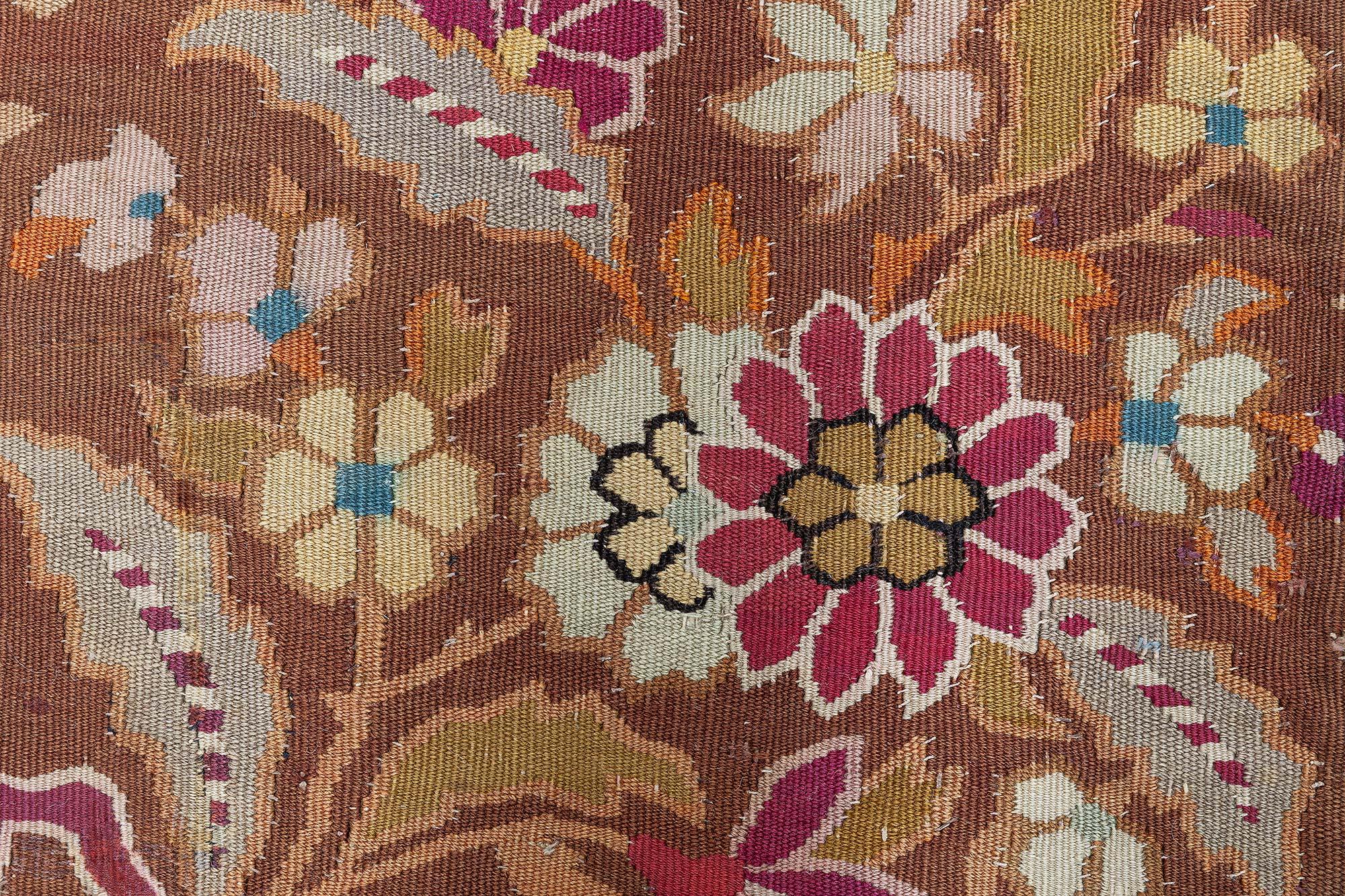 Doris Leslie Blau Alfombra Aubusson Antique French en venta 1