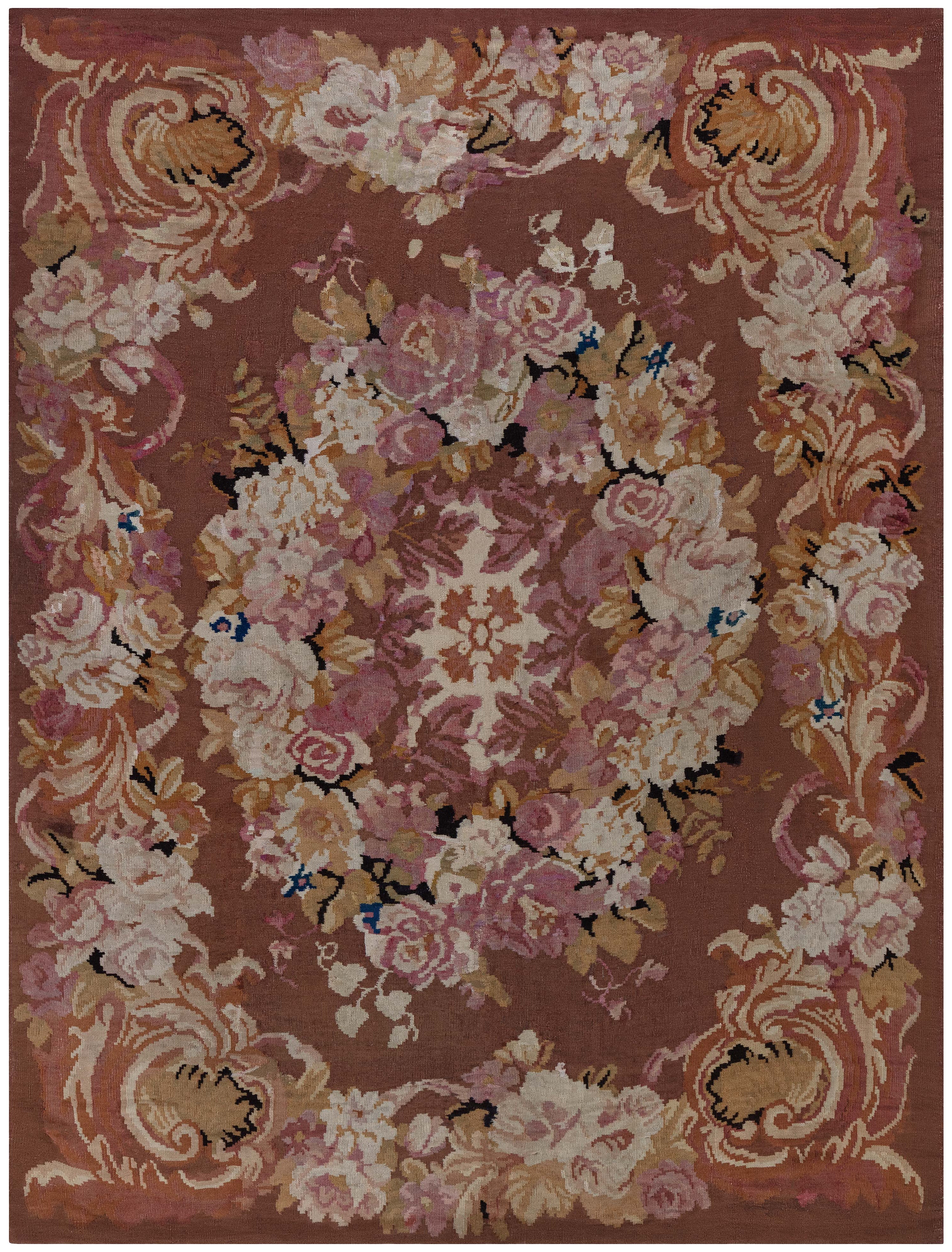 Tappeto Doris Leslie Blau Antique French Aubusson