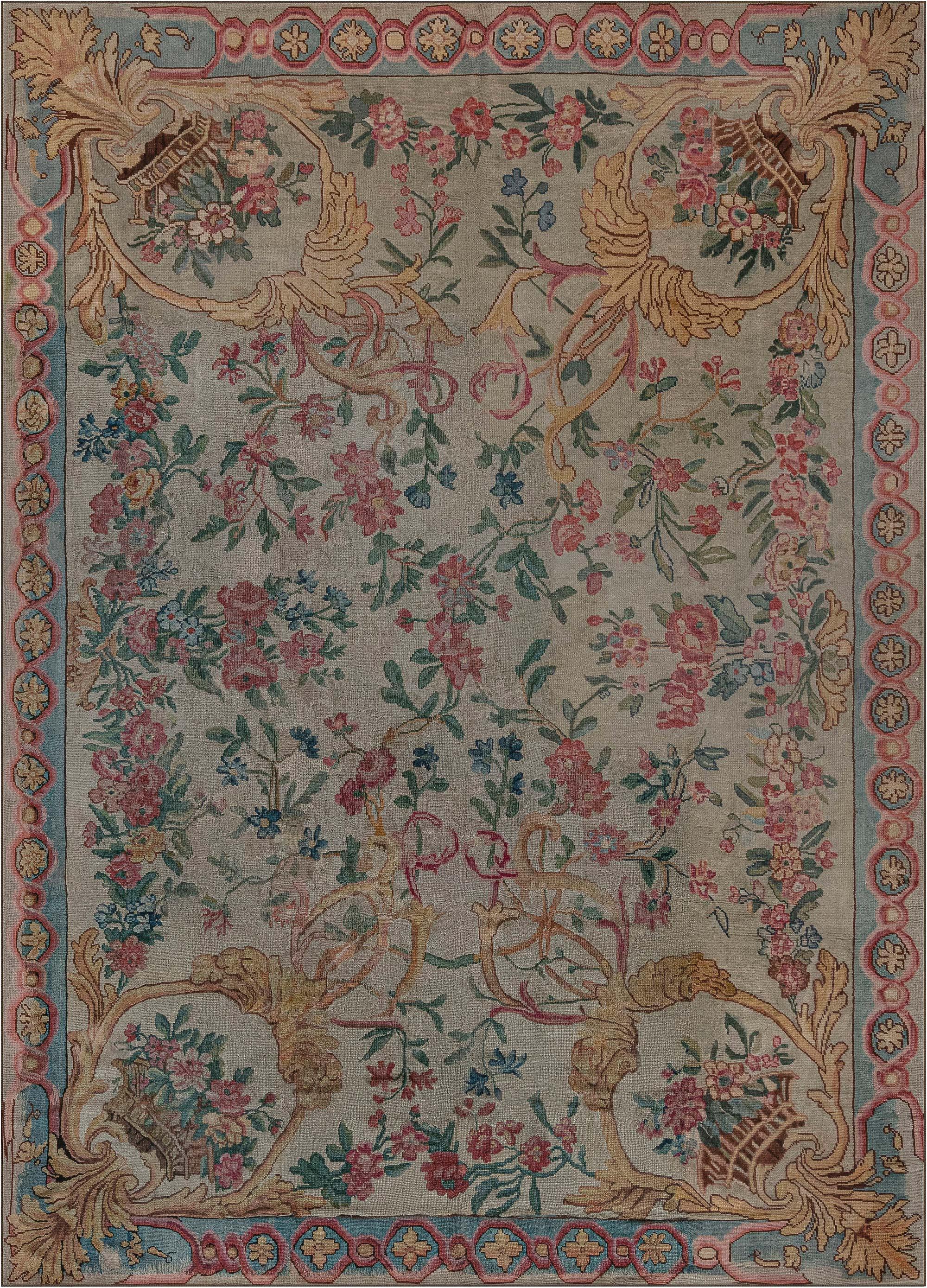 Doris Leslie Blau Antique French Savonnerie Carpet (fragment)