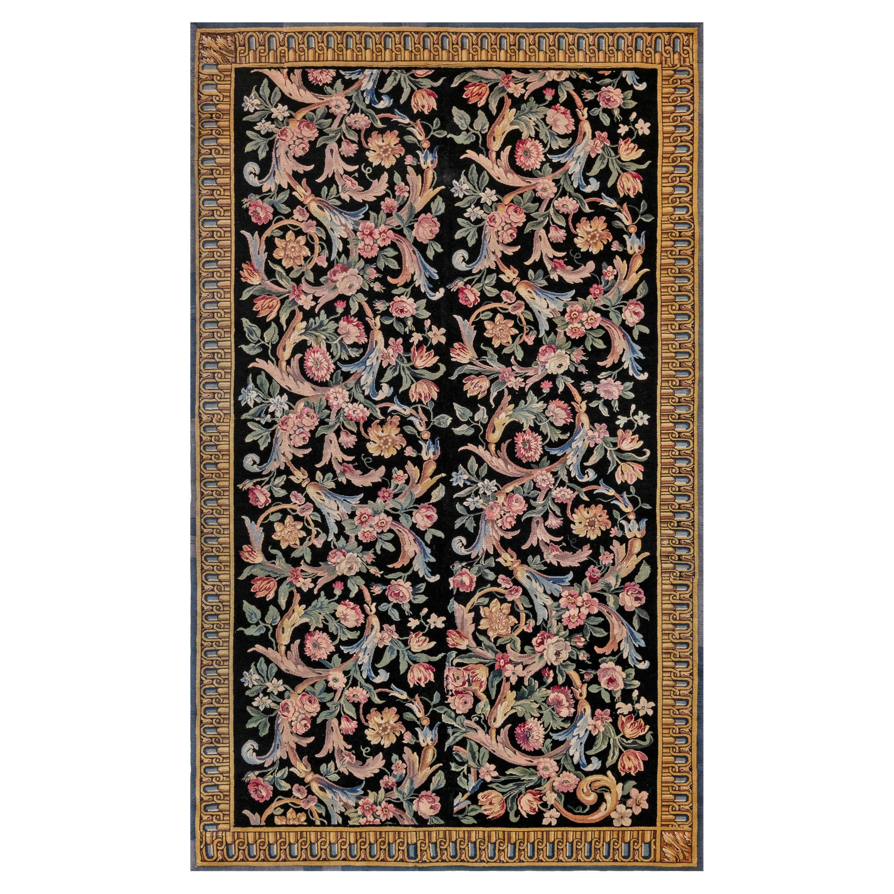 Doris Leslie Blau Tapis Antique French Savonnerie (taille ajustée)