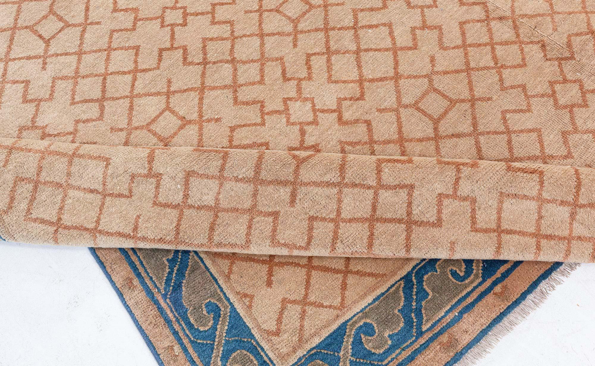 Laine Doris Leslie Blau Antique Rugs by Doris Leslie Blau Antique Geometric Chinese Rugs en vente