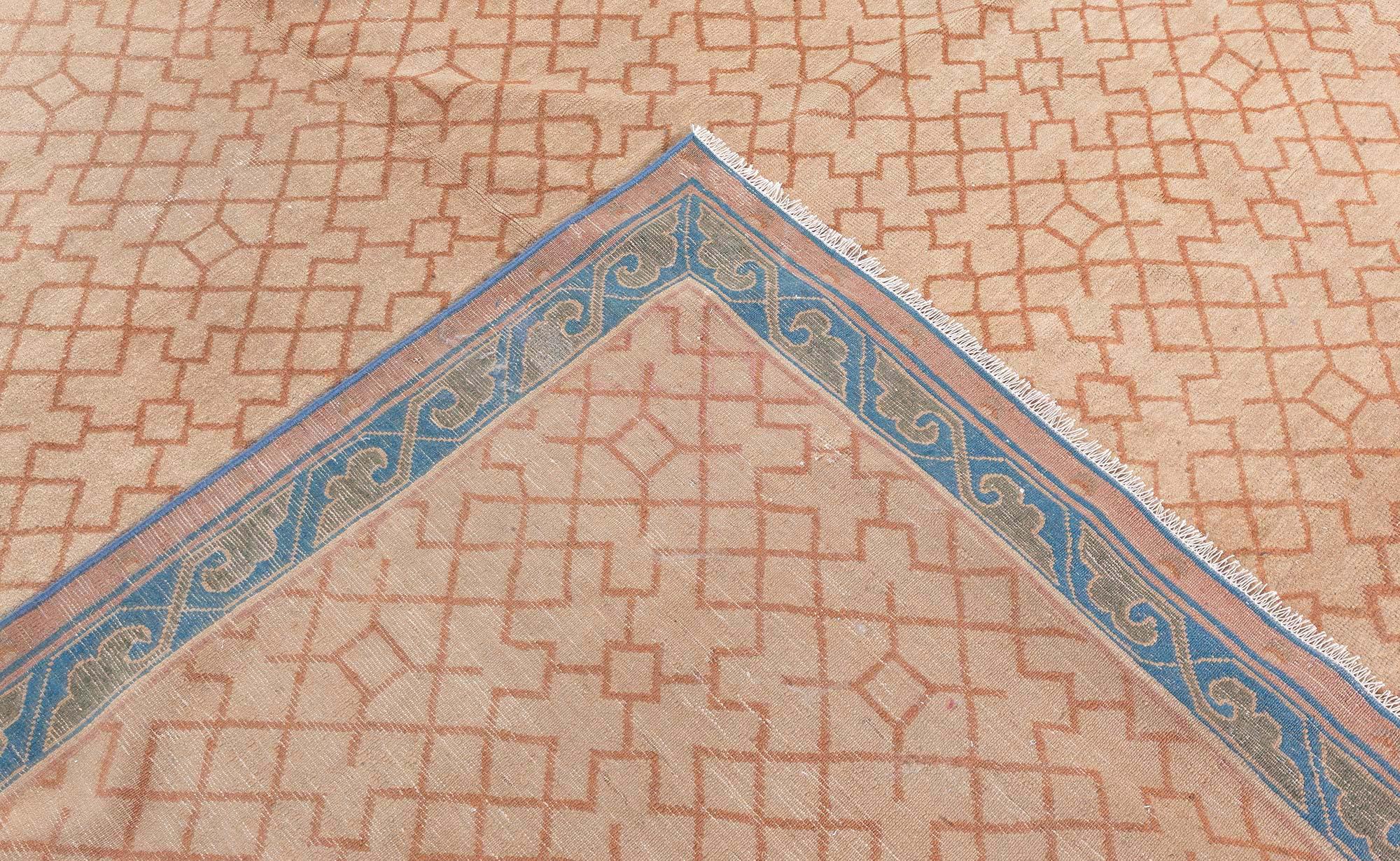 Doris Leslie Blau Antique Rugs by Doris Leslie Blau Antique Geometric Chinese Rugs en vente 1