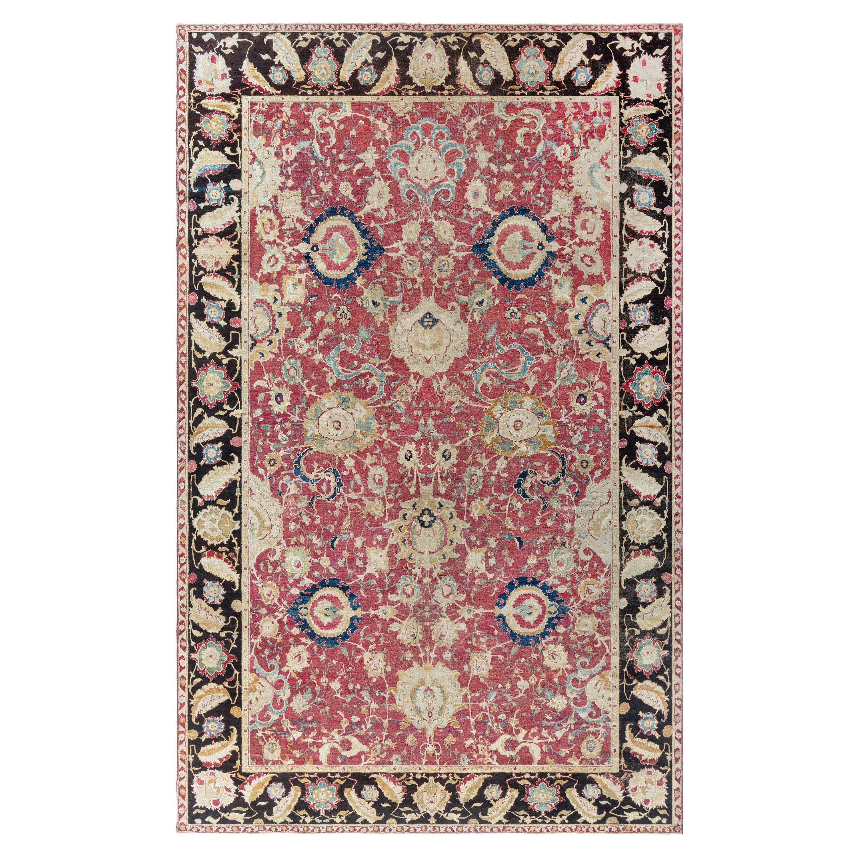 Doris Leslie Blau Tappeto antico indiano Agra
