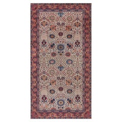 Doris Leslie Blau Antique Indian Amritsar Botanic Handmade Wool Rug