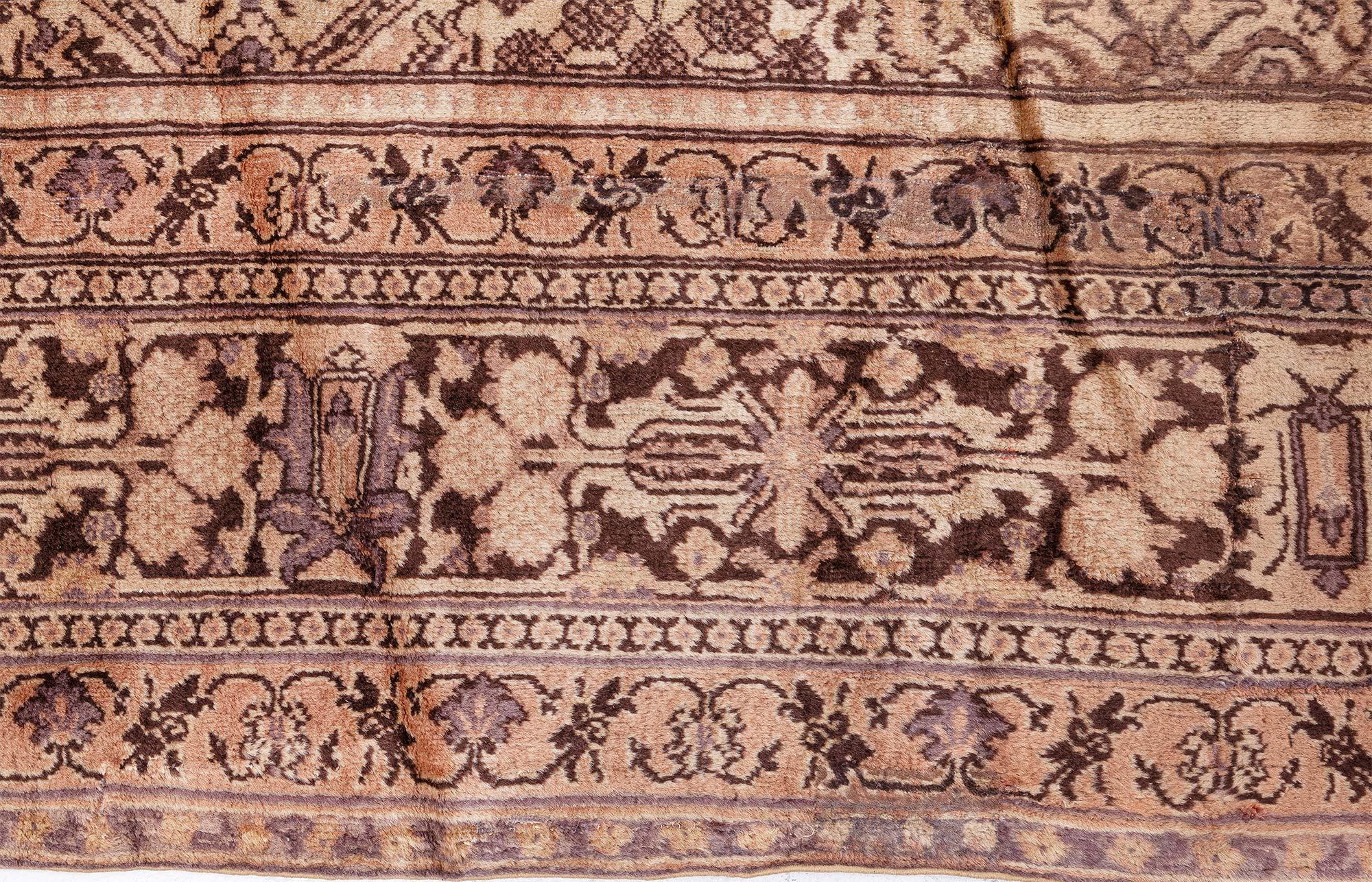 Alfombra Doris Leslie Blau Antique Indian Amritsar Brown Lana en venta