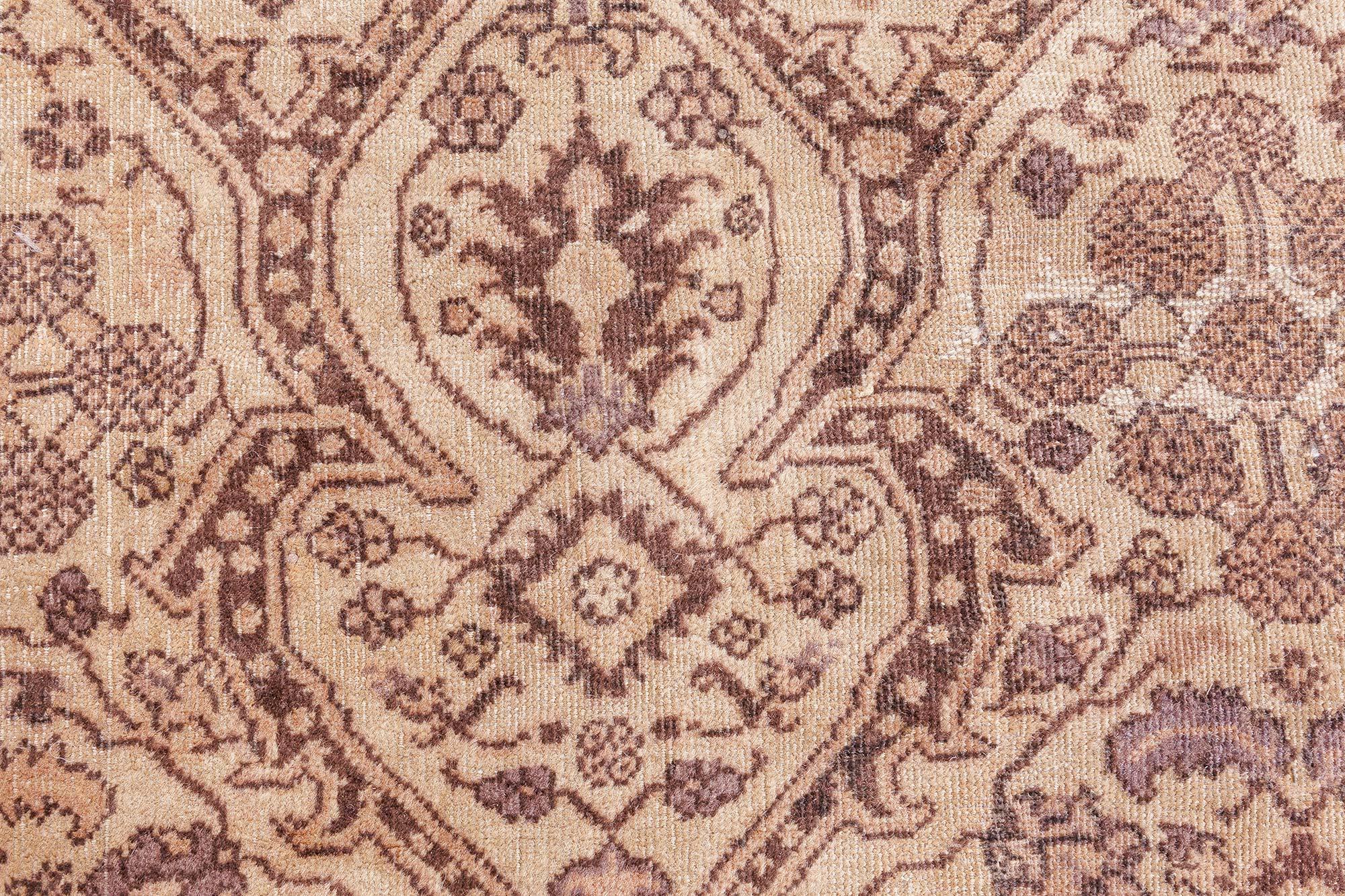 Alfombra Doris Leslie Blau Antique Indian Amritsar Brown en venta 2