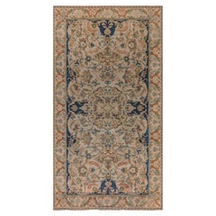 Doris Leslie Blau Antique Indian Bold, Botanic Handmade Wool Rug Doris Leslie Blau Used Indian Bold, Botanic Handmade Wool Rug