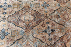 Doris Leslie Blau Antique Indian Botanic Handmade Wool Rug