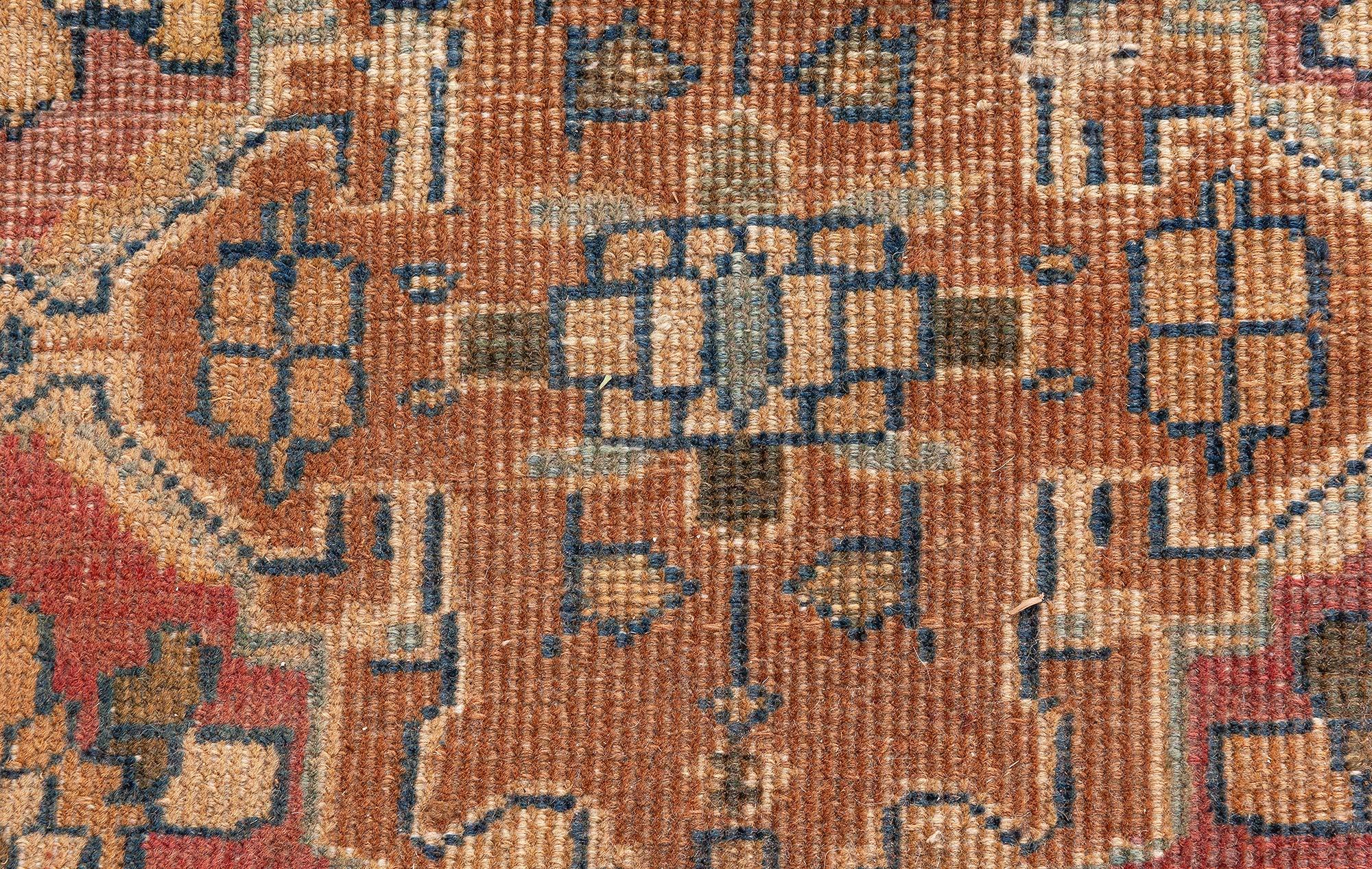 Doris Leslie Blau Antique Indian Handmade Carpet For Sale 1
