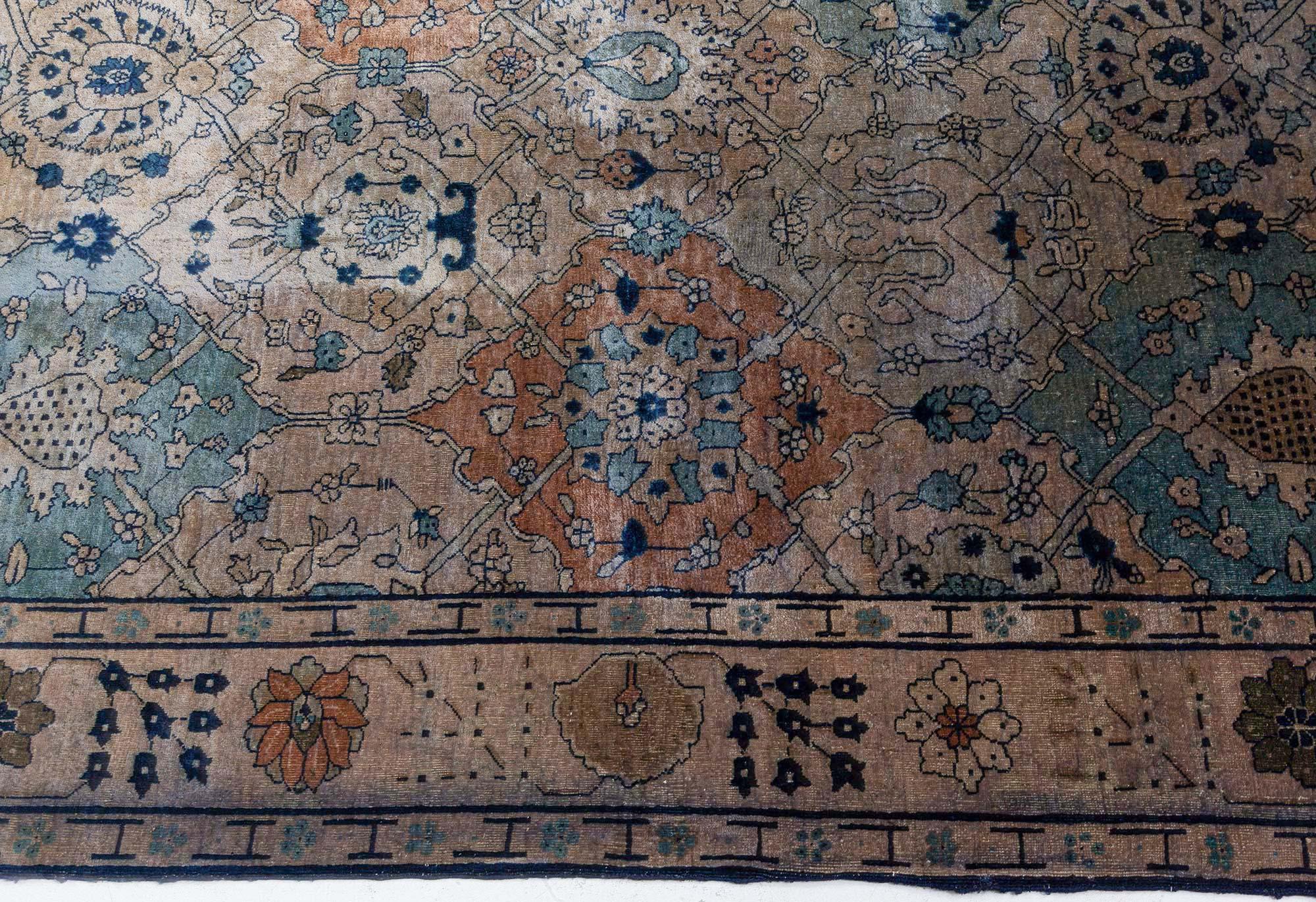 Doris Leslie Blau Antique Indian Rug In Good Condition For Sale In New York, NY