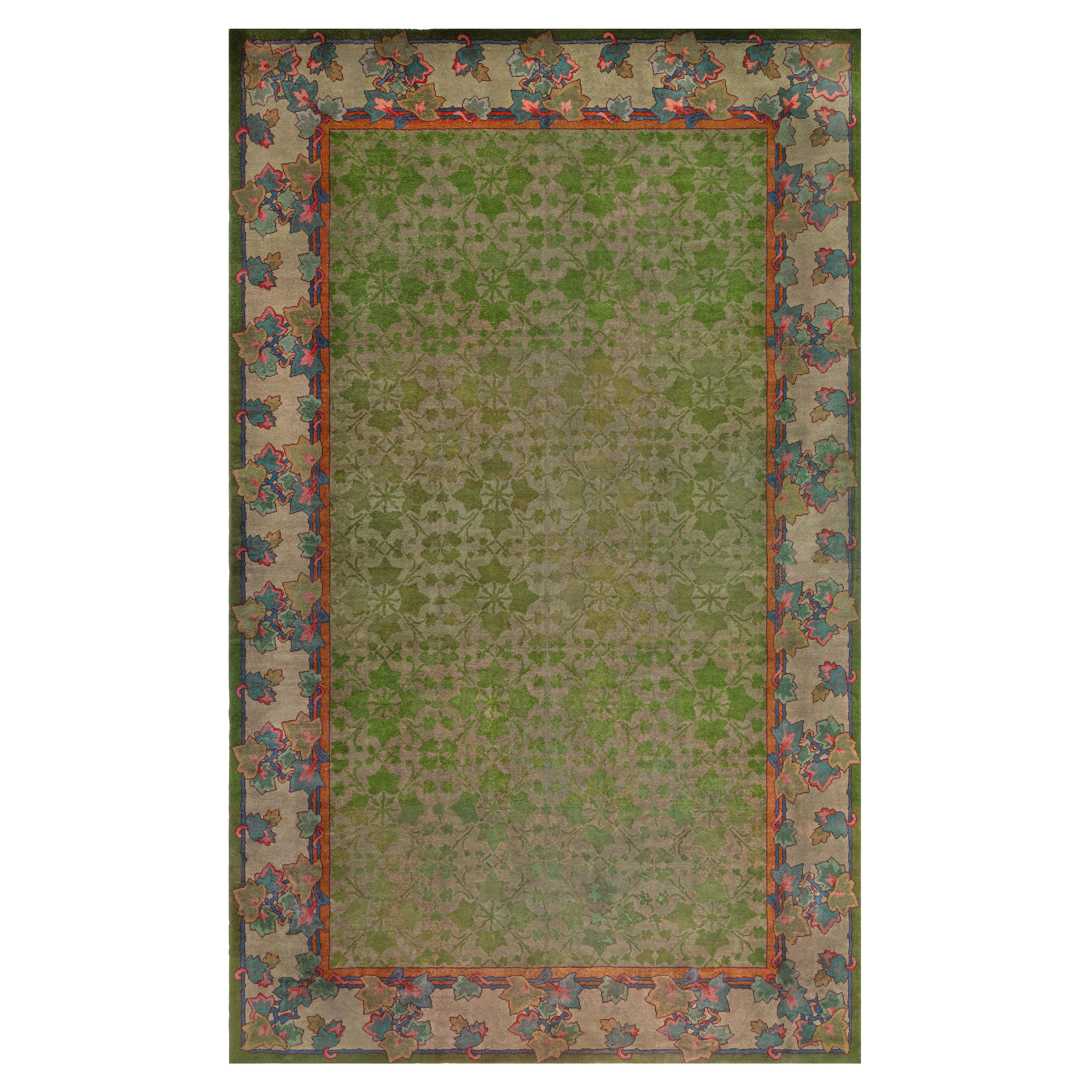 Doris Leslie Blau Antique Irish Donegal Rug in vendita