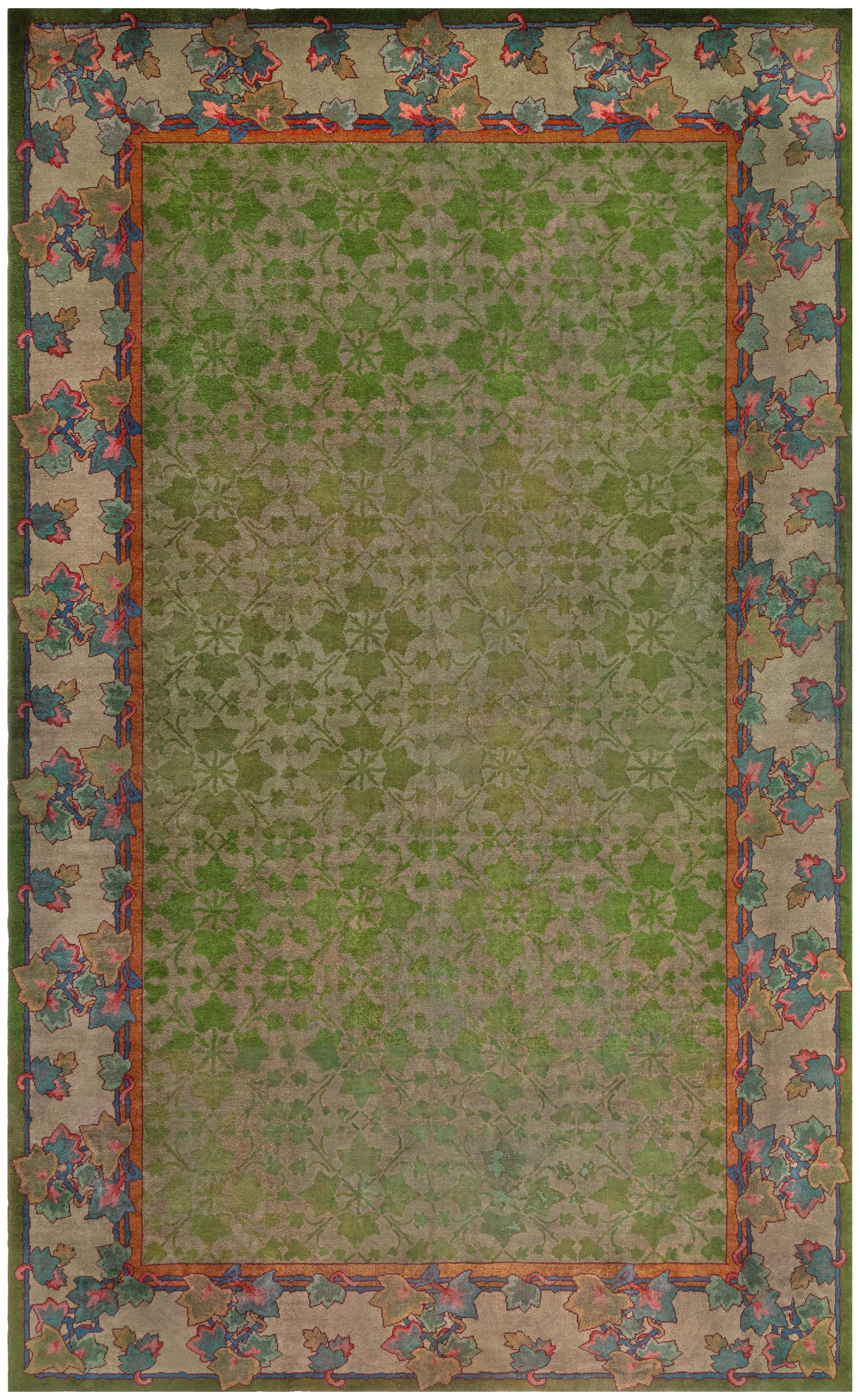Doris Leslie Blau Antique Irish Donegal Rug For Sale