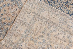 Doris Leslie Blau Tappeto antico Khorassan Allover Floreale Beige chiaro - c.C. 1880
