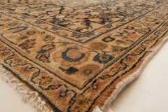 Doris Leslie Blau Antique Khorassan Allover Floral Warm Tan Hand-Knotted Rug