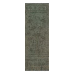 Doris Leslie Blau Vintage Kilim Runner with Subtle Bamboo Motif