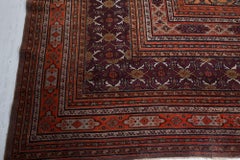 Doris Leslie Blau Antique Meshad Allover Geometric Warm Tan Rug - c. 1930